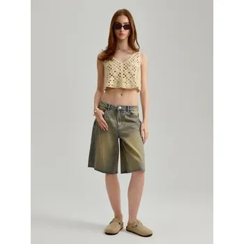 Dámský kabát Vesta se zapínáním na knoflíky - L - House - béžová - 487BN-08X