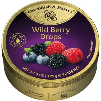 Bonbon Cavendish & Harvey Confectionery GmbH Cavendish & Harvey Wild Berry Drops 175g