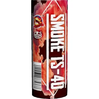 Zábavní pyrotechnika Dýmovnice Smoke TS - 40 červená 1 ks