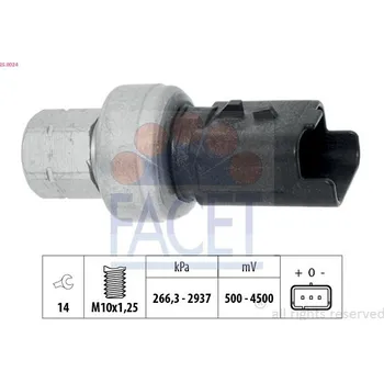 Tlakový vypínač, klimatizace FACET 25.0024