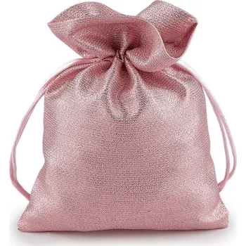 Dárková taška Dárkový pytlík brokátový 13x18 cm Varianta: 4 pudrová, Balení: 10 ks