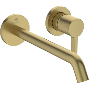 Vodovodní baterie Ideal Standard Joy - Umyvadlová baterie pod omítku, výtok 220 mm, kartáčovaná zlatá A7379A2