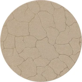 Koberec Breno Kusový koberec TRENTINO kruh 410001, 160x160 cm, Béžová