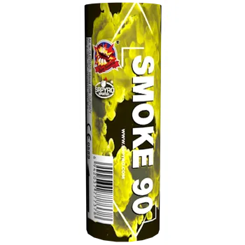 Zábavní pyrotechnika Dýmovnice Smoke 90 žlutá 1 ks