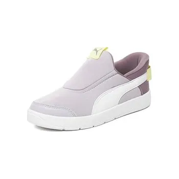 Chlapecké tenisky Sneakersy Puma COURTFLEX V3 SLIPTECH PS 39973408 Fialová 32