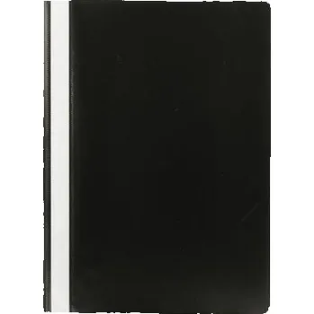 VICTORIA OFFICE Desky s rychlovazačem, černé, PP, A4, VICTORIA