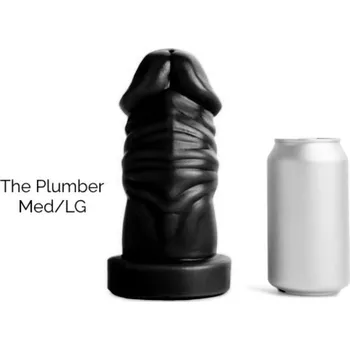 Dildo Mr. Hankey’s Toys The Plumber MED/LG, prémiové silikonové dildo s Vac-U-Lock 20,3 x 7,5 cm