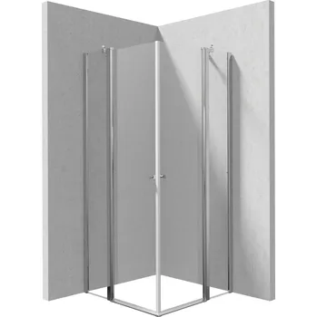 Deante Kerria Plus sprchový kout 90x90 cm čtvercový chrom lesk/průhledné sklo KKN0U09U09