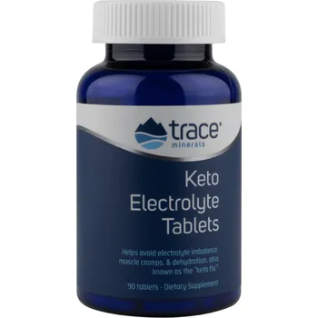 Trace Minerals Keto Electrolyt Tablets, elektrolyty, 90 tablet Doplněk stravy