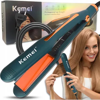 Žehlička na vlasy ŽEHLIČKA NA VLASY NA VLASY KERAMICKÁ KEMEI KULMA ŽEHLENÍ 60W 160-220 °C