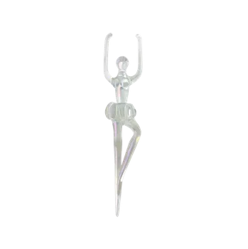 Skleněná baletka perleťová