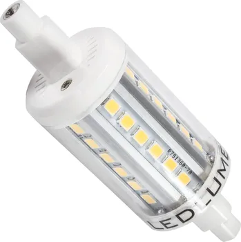 Žárovka Ledlumen LED 4W - R7s náhrada malé halogenové trubice 36xSMD2835 78mm CCD TEPLÁ