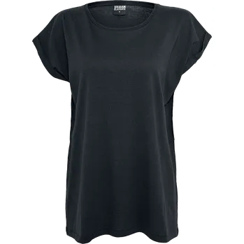 Dámské tričko Tričko z Urban Classics - Ladies Extended Shoulder Tee - Ženy - černá