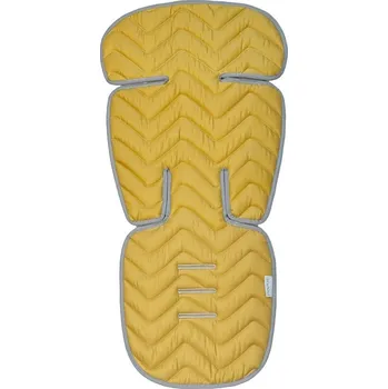 PINKIE podložka do kočárku Bio Wave Ochre