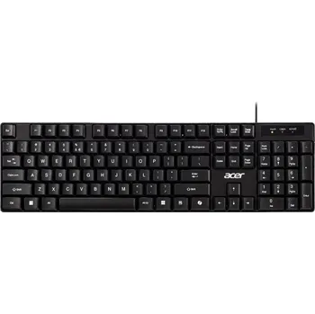 Klávesnice Acer AKW100/Drátové USB-A/CZ-SK layout/Černá