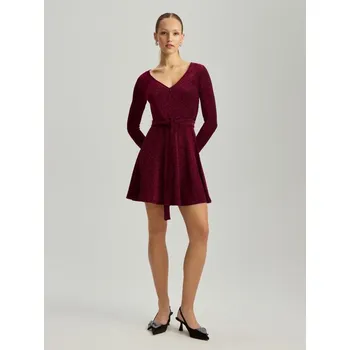 Dámské šaty Zavinovací šaty - XS - House - mahagon - 582DQ-93X
