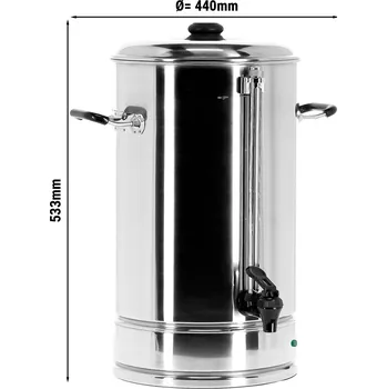 Vinotéka G.Gastro Perkolátor vodu & svařené víno - 35L - 3kW