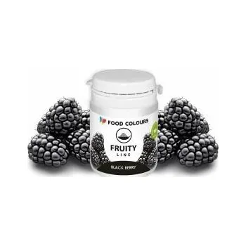 Potravinářské barvivo Přírodní prášková barva Food Colours FruityLine (15 g) Blackberry