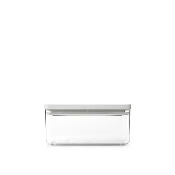 Dóza na potraviny Brabantia Dóza Square - 1,5 L, světle šedé víko