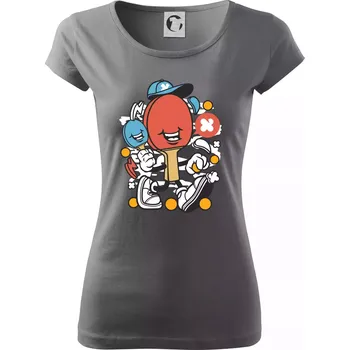 Dámské tričko Pinčesaňák - Dámské triko Pure - S ( Ocelově šedá )