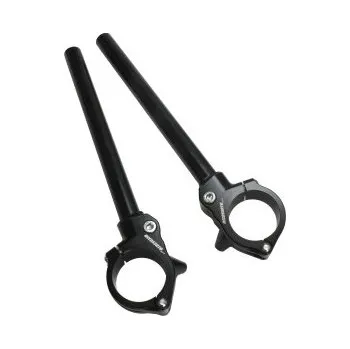 Adjustable straight clip-ons ACCOSSATO with inclination 6Â° - 10Â° CP007N-50-N