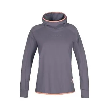 Dámská mikina Hannah NYMA HOODY gray ridge mel 36; Šedá mikina + DÁREK DLE VÝBĚRU!