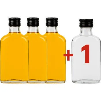 Stolování Láhev, 3+1 zdarma, Placatka 100 ml