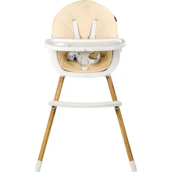 Asalvo BOCUSE jídelní židle 2v1 rozkládací, vanila xy