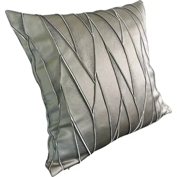 Polštář Polštář vč. náplně, hnědý 3D vzor hnědý - rozměr 40 x 40 cm: Povlak na polštář