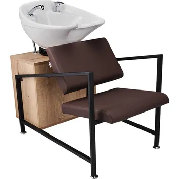 Kadeřnické křeslo Ayala Loft - mycí box