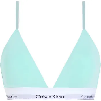 Podprsenka Dámská podprsenka CALVIN KLEIN-LIGHTLY LINED TRIANGLE-Beau Blue Modrá S