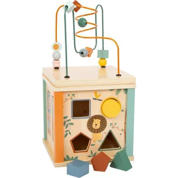 Hračka pro nejmenší Small Foot Motorická kostka Safari small foot