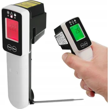 Gastronomický digitální teploměr HACCP infračervený se sondou od -60 °C do 350 °C