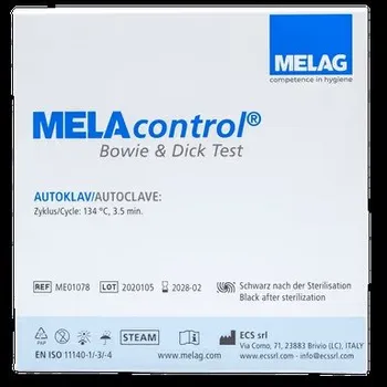 Diagnostický test MELAcontrol Bowie & Dick Test praktický testovací balíček