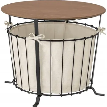 Konferenční stolek Stolek IKEA kulatý 60 x 60 x 48 cm, odstíny hnědé