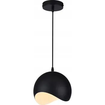 Závěsné svítidlo polokoule E27 MAVIA černé + béžové GTV