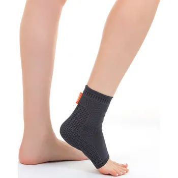 Hlezenní bandáž se silikonovými pelotami MalleoSan L Šedá