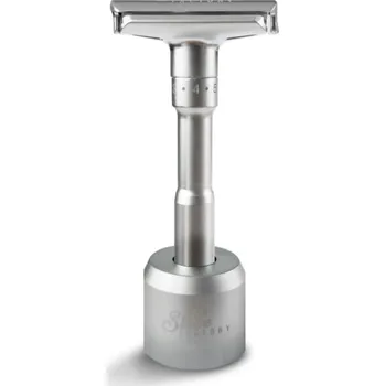 The Shave Factory Premium Adjustable Safety Razor (2868) - výškově nastavitelný holicí strojek se stojanem