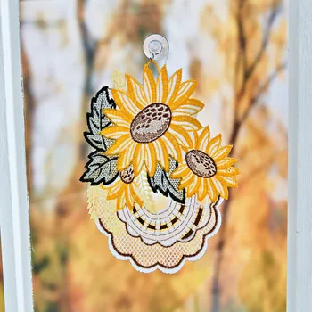 3Pagen Závěsná textilní dekorace Slunečnice
