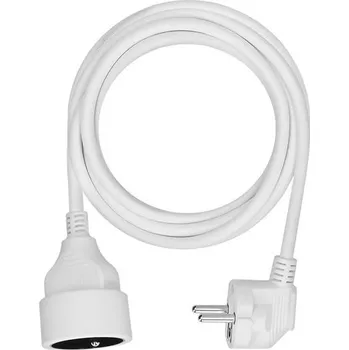Prodlužovací kabel Solight prodlužovací přívod 3m, 1 zásuvka, 16A/3680W, PVC, bílý - PS03X