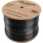 LANBERG LAN KABEL CAT.6 UTP 305M PEVNÝ VENKOVNÍ S GELOVOU VÝPLNÍ CU ČERNÝ FLUKE PASS