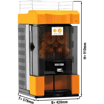 Odšťavňovač G.Gastro Automatický odšťavňovač na pomeranče - oranžový