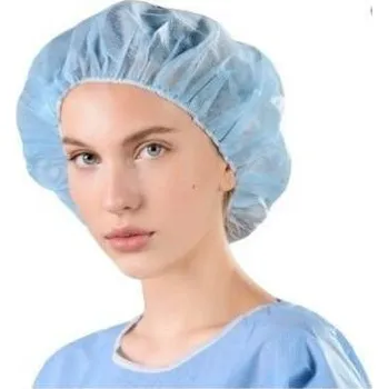 Čepice Mercator Medical Čepice baret z netkané textilie modrá – hypoalergenní a komfortní