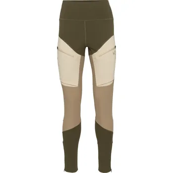 Dámské kalhoty Dámské Legíny KARI TRAA ANE HIKING TIGHTS 623043-SPRUCE – Olivová XS