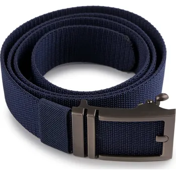 Opasek Pánský pásek šíře 3,5 cm Varianta: 6 modrá tmavá, Balení: 1 ks