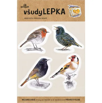 omalovánky Lesní svět všudyLEPKA vel. 1 -042 - Ptáci II