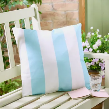 Polštář 3Pagen Venkovní polštář s výplní modrá/bílá