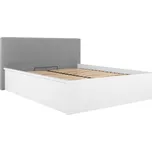 TETRIX bílá postel 160x200cm LOZ/160/B/T s čelem INARI 91