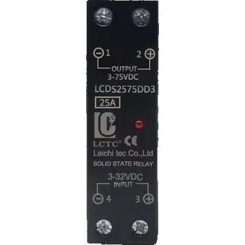 Relé LCTC LCDSxx75DD3 Bezkontaktní Slim SSR relé na DIN lištu DC-DC Proud: 10A