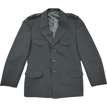Pánské sako ARMÁDNÍ ORIGINÁL ŠVÝCARSKÉ ARMÁDY Sako vlněné s výložkami šedé Švýcarsko (09) Velikost: 104 N